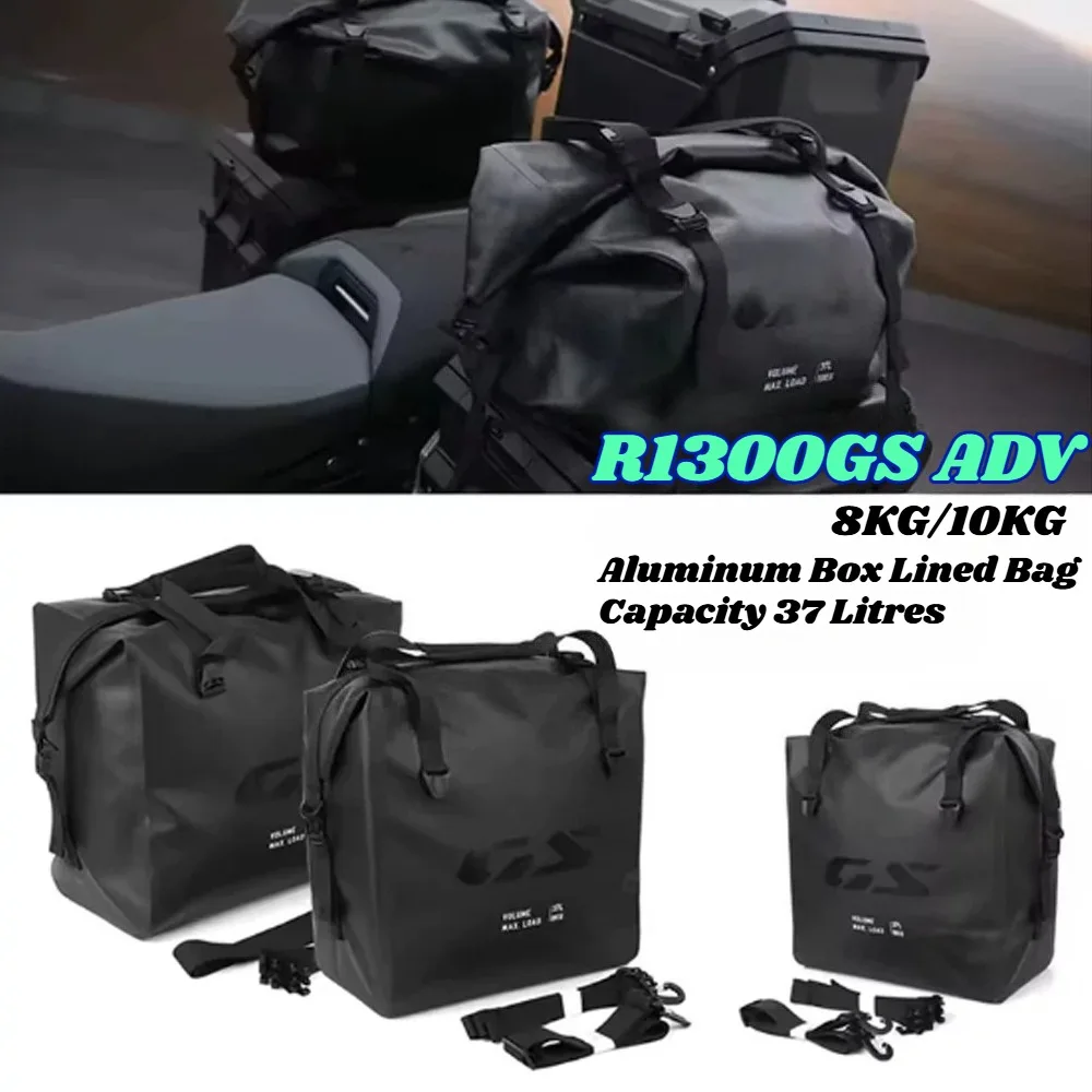 Accesorios para Motocicleta BMW R 1300 GSA R1300GS Adventure, Bolsa Interior para Maleta de Aluminio, Bolsas Interiores para Caja de Equipaje, Negras, 8KG/10KG