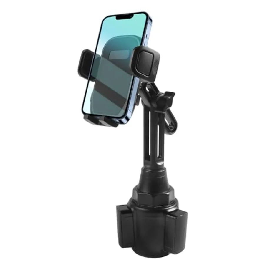 

Cell Phone Cup Holder, Car Accessories, Universal 360° Rotation Car Cellphone Holder with Adjustable Neck, Cell Phone Automobil