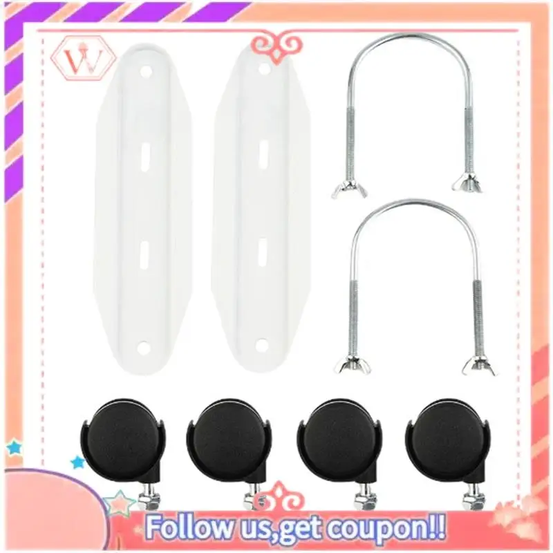 

Mobile Pulley Bracket For Electric Heaters, Oil Tin Hydroelectric Radiator Stand, Easily Move Your Heater Anywhere Durable Black