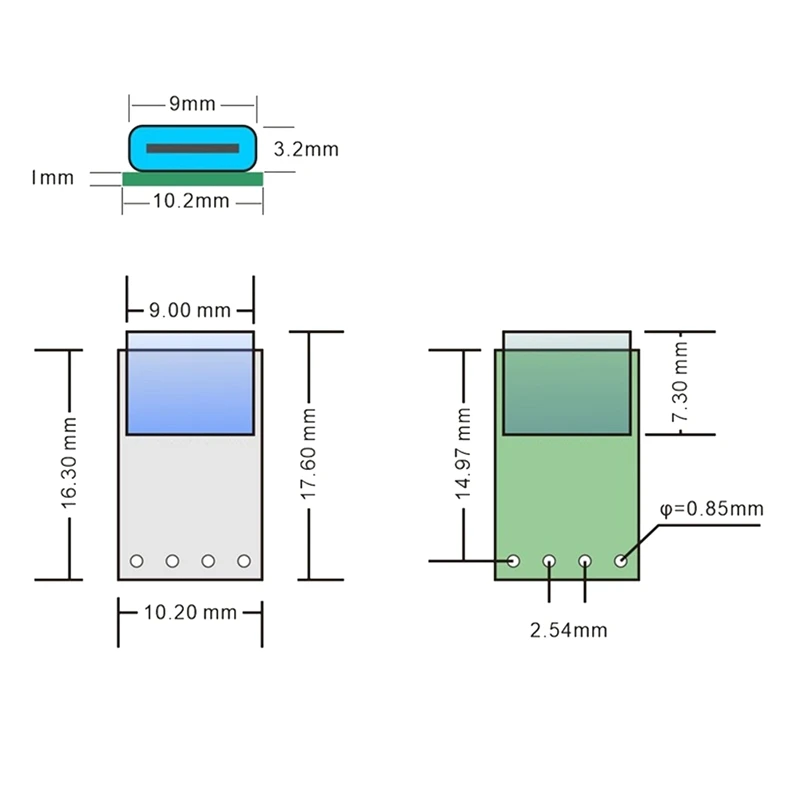 Modulo esca PDC004-PD da 1 pezzo PD23.0 a cavo di prolunga trigger DC DC tipo C esca PD (20 V)
