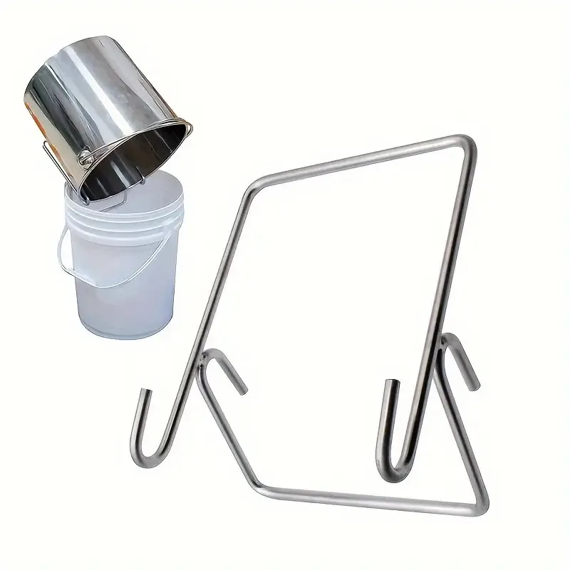 ステンレス鋼ハニーバケツサポート - 水ペールスタンド - ハニーコンテナホルダー - 養蜂用品、農業アクセサリー