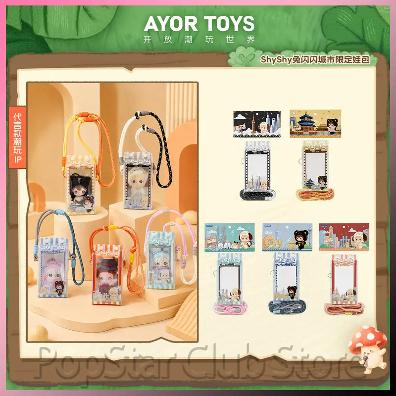 Сумка для хранения кукол Shyshy от Ayor Toys, прозрачная ПВХ-сумка-дисплей с ремешком, для защиты и декорации коллекционных фигурок кукол.