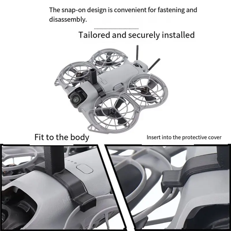 B50B-Top Bracket Flag Fixing Support Holder Base Adapter Mount For DJI NEO 2 Drone DIY