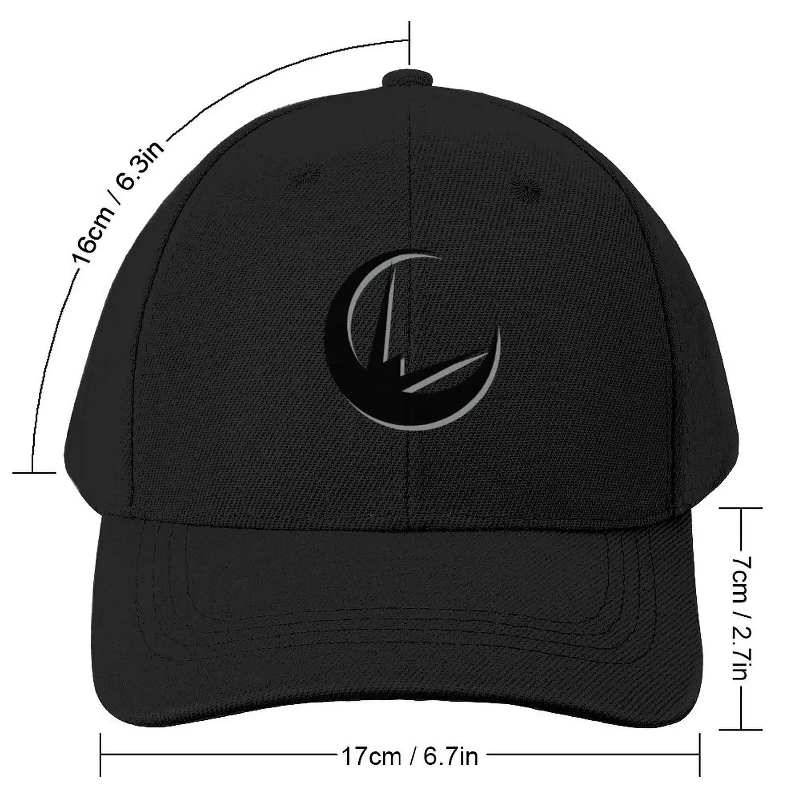 Wild Crescent (Black) Baseball Cap Custom Cap western Hat Women Hats Men's