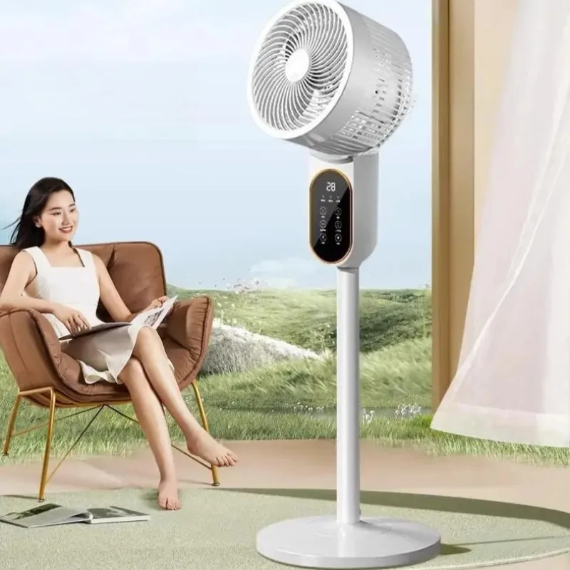 

Air Circulator Fan Floor Fan with Remote, Quiet Smart Small Compact Powerful Airflow Cooling Fan for Home Office Bedroom