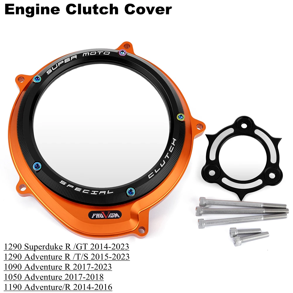 

Engine Clutch Cover Guard Pressure Plate for KTM Adventure 1050 1090 1190 ADV R T S 1290 Super Duke R GT Superduke GT LC8