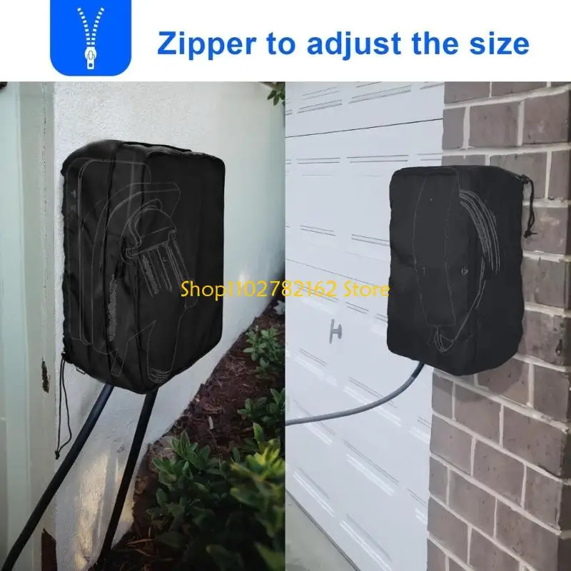 

547B Electric Vehicle Charging Cover Sun Rain Dust Heavy Duty Polyester Outdoor Use