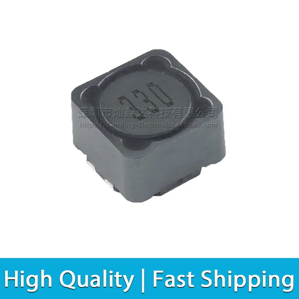 5pcs 12*12mm Shield Coupled Inductor SMD Mode 1uh 1.5uh 6.8uh 10uh 150uh 470uh 680uh 1mH 2.2mH 4.7mH Power Inductance