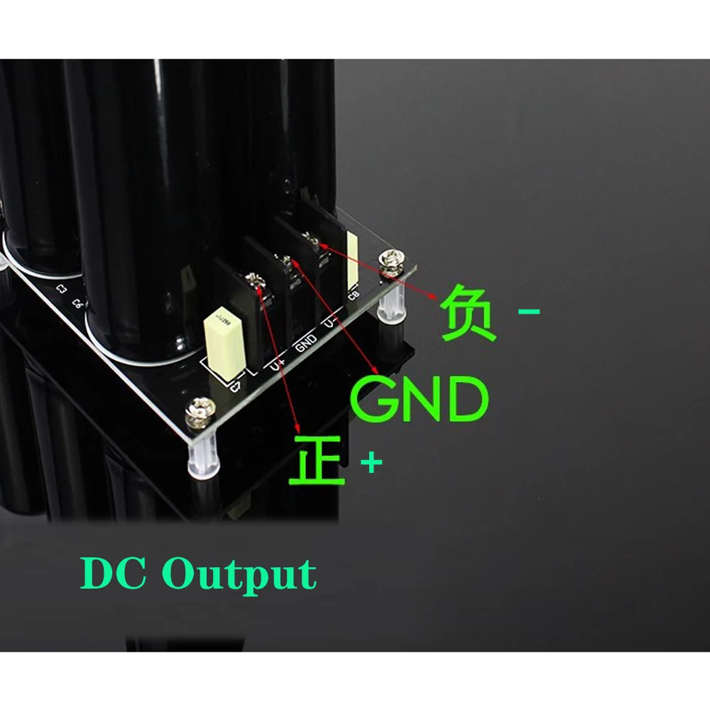 High-power 4X10000UF/125V Positive And Negative Dual Power Amplifier Rectifier Filter Finished Board 50A