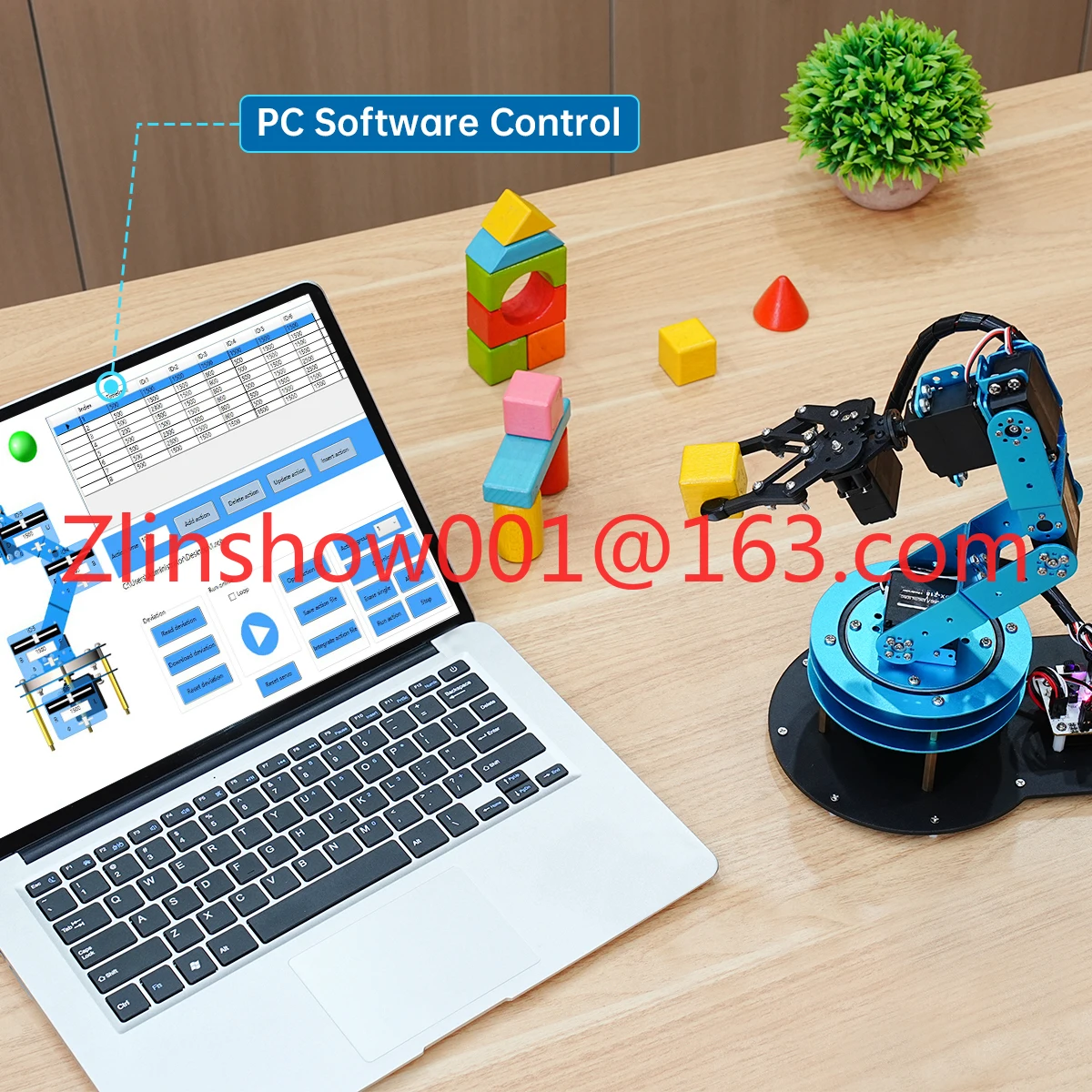 التعليم تعلم البرمجة مخلب روبوت الذراع الذكاء الاصطناعي مجموعة أذرع الروبوتية مع البرنامج التعليمي
