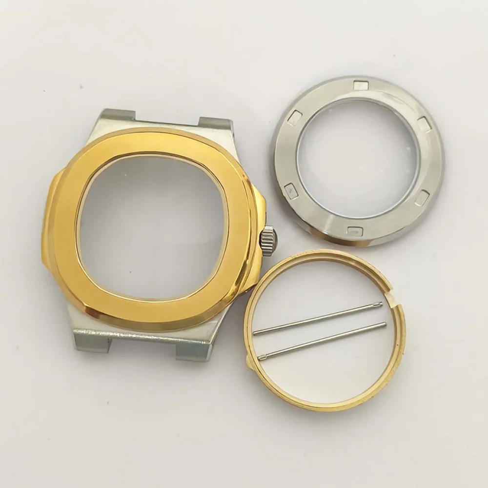 41mm Sapphire Glass Case For Men Watch Case + Watch Strap for NH36 NH35 4R36 7S Movement Stainless Steel Shell Bracelet NH35