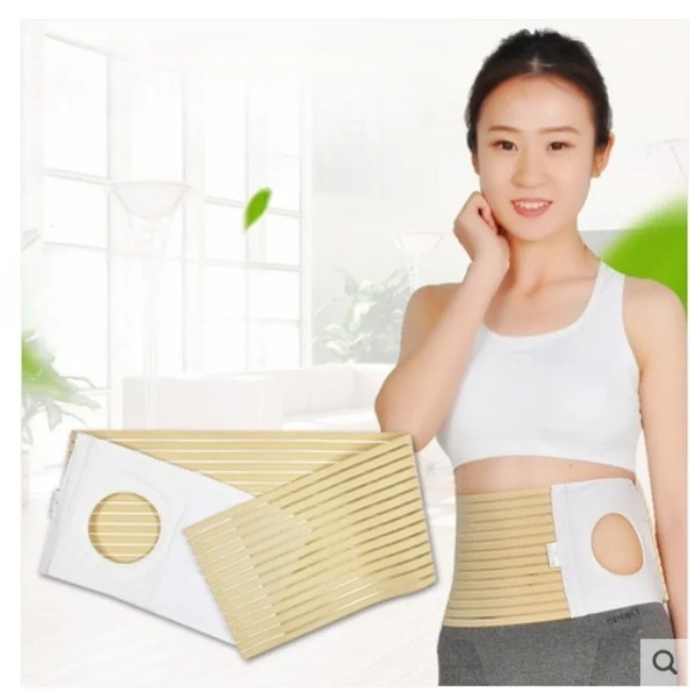 

Unisex Medical Ostomy Abdomen with Four Seasons Elastic Breathable Belts Sides Controlled Herniostomy Diversion Waist Hole Fixed