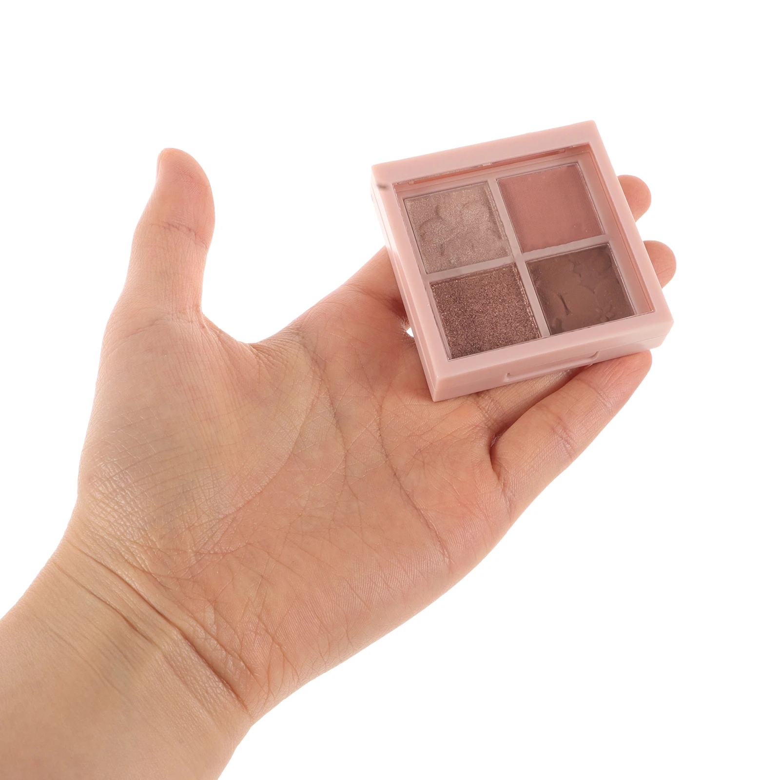 

Eyeshadow Palette Neutral Colors Matte Shimmer Longlasting Travel Size Builtin Mirror Applicator Brush Blush Bronzer Highlighter