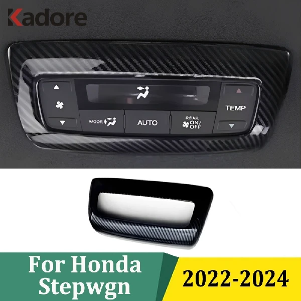 

For Honda Stepwgn 2022 2023 2024 Black Rear Roof Air Condition Adjust Switch Panel Cover Trim Car Styling Accessories