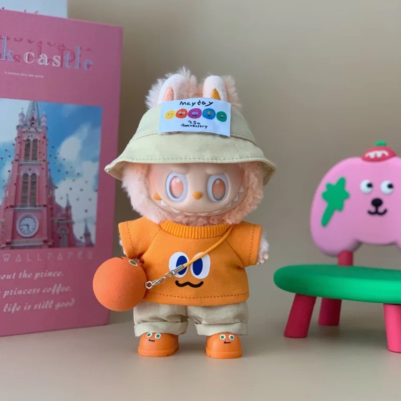 

17cm Labubu 1st, 2nd, and 3rd Generation Labubu Dolls Mayday Merchandise Same Style Cotton Doll Stuffed Toys Replacement
