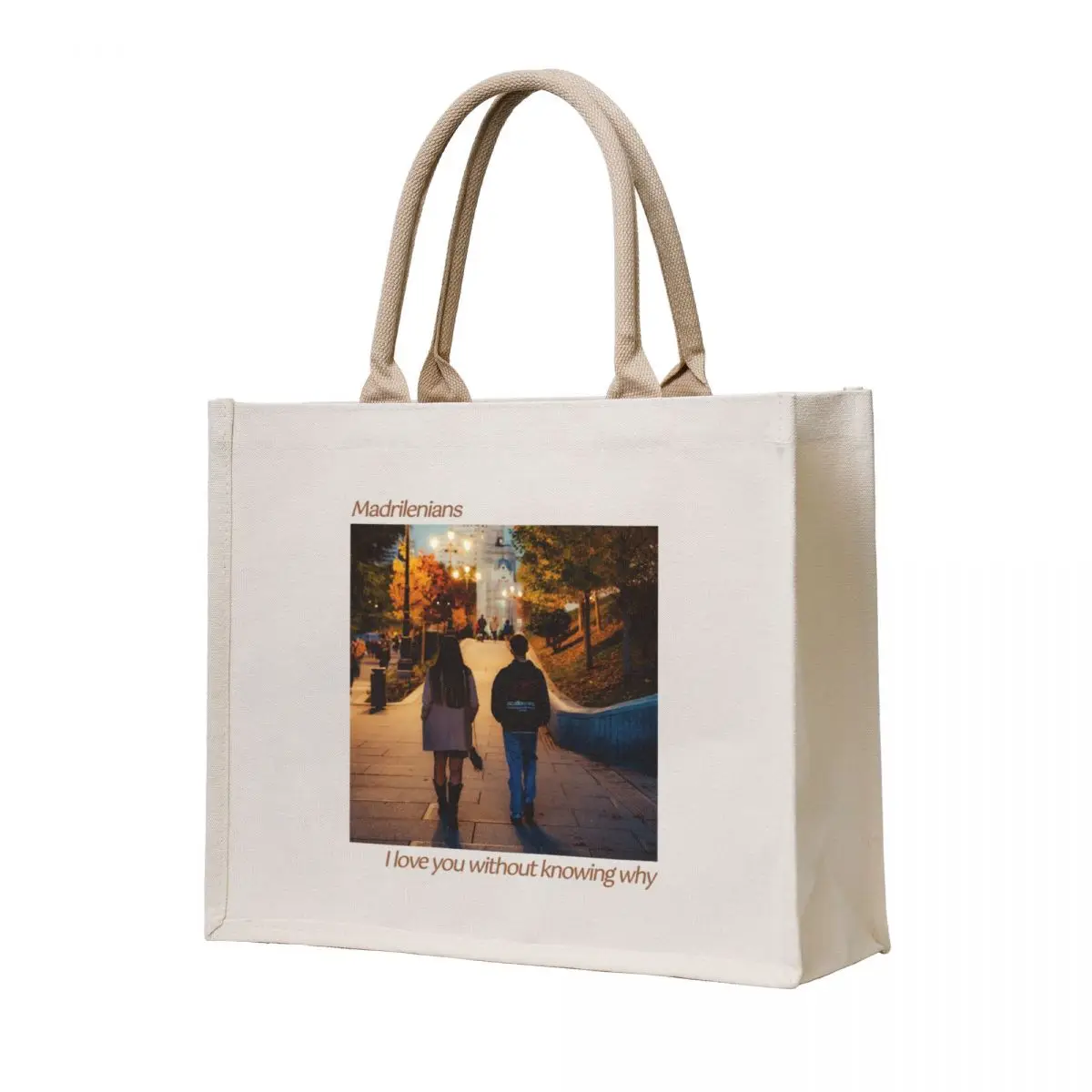 

Love you without knowing why Tote Bag shopper bag woman Fabric bag shopping cart bags