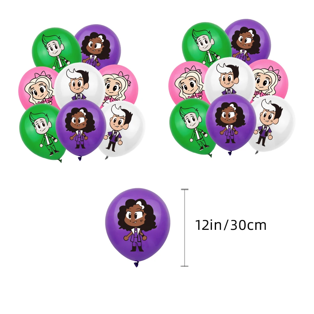 ZOMBIES Happy Birthday Party Supplies Latex Balloon Banner Decoration Paper Cupcake Topper Boy Toy Baby Shower Activity Decor