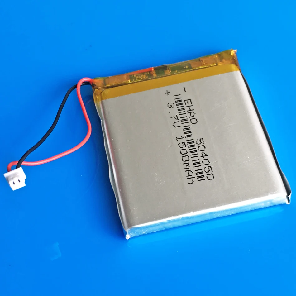 504050 3.7V 1500mAh Lipo Battery JST 1.25mm 2Pin Plug Rechargeable for GPS MP3 Bluetooth Speaker Camera DVD Recorder view 5