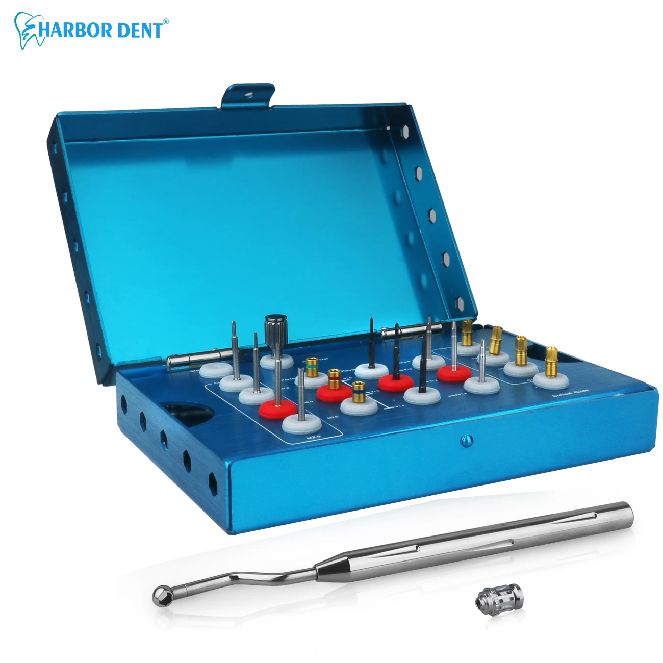 

Dental Implant Screw Removal Kit Stainless Steel 134°C Autoclavable Universal Screw Extractor Set Dentistry Implanting Too