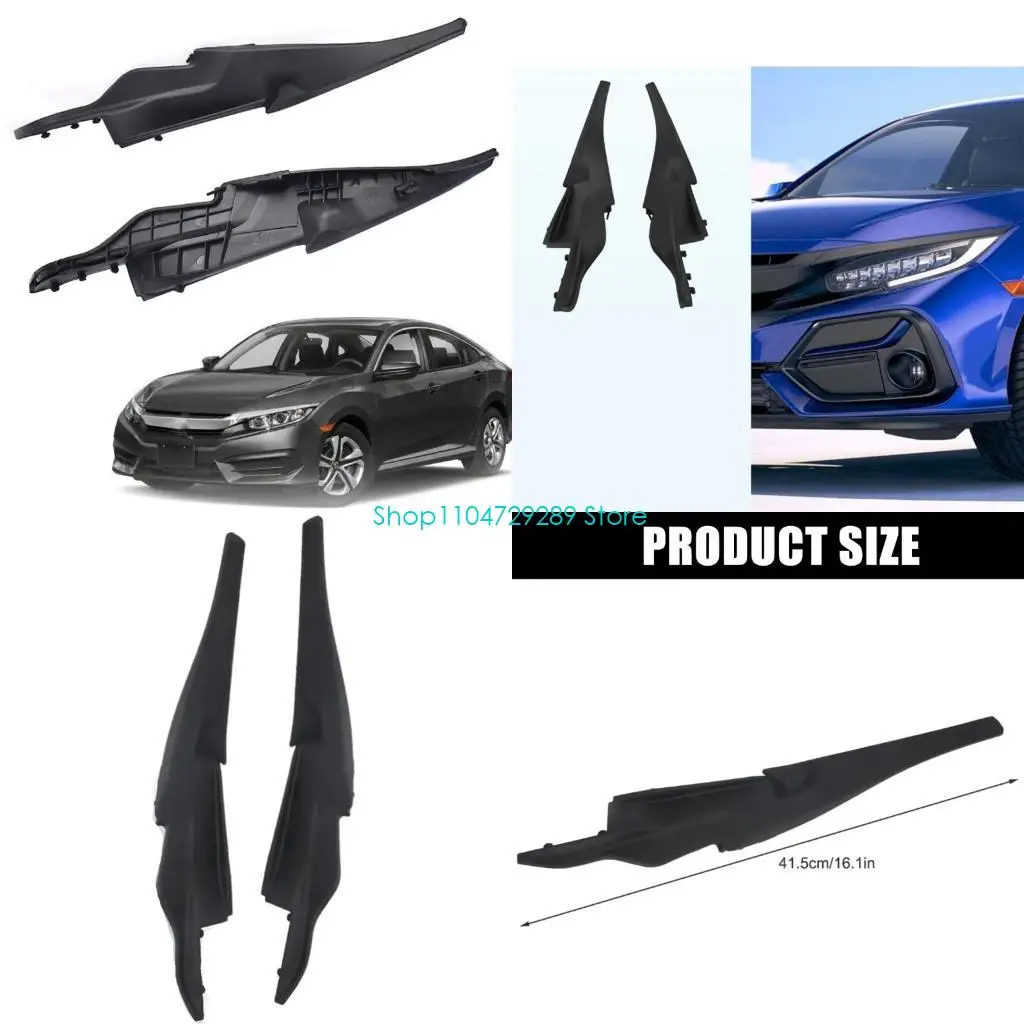 

D8KE Pair Of Front Wiper Air Deflectors For Car Left And Right Side 74270-TEA-T00 74220-TEA-T00