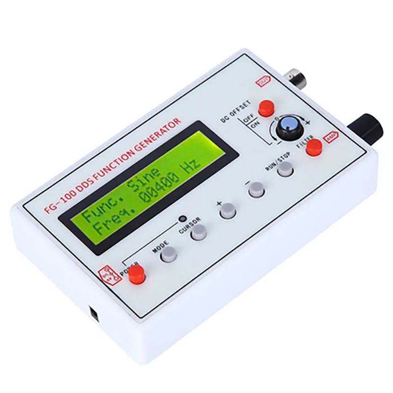 DDS Function Generators Functional Signal Generator FG‑100 for Circuit Testing Debugging for Impulse Response 1HZ-500KHZ