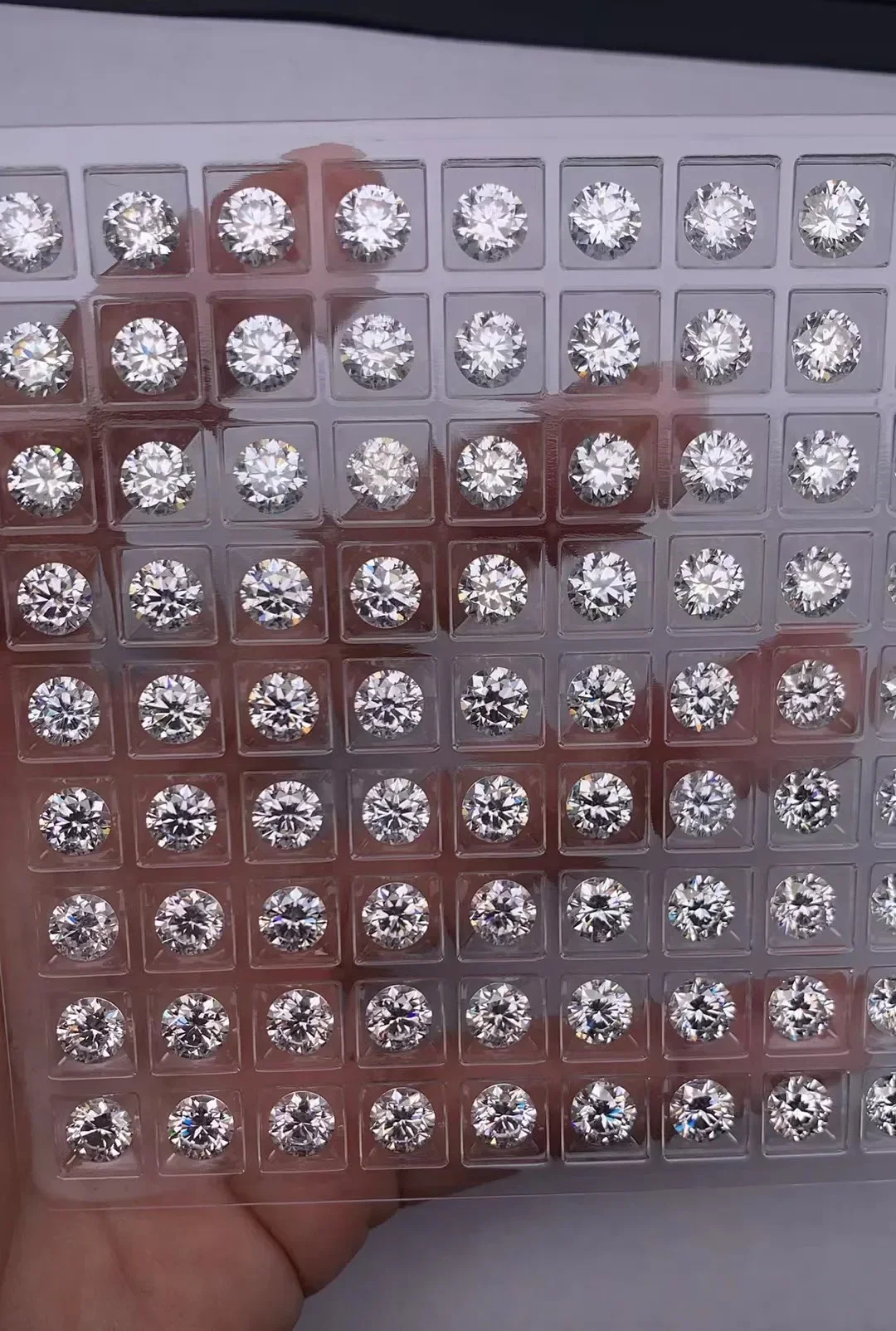 ( VS-SI Clarity ) 20pcs Per Lot Moissanite Stone High Cost Performance and Is Closer To Natural Diamonds  for Jewelry Making