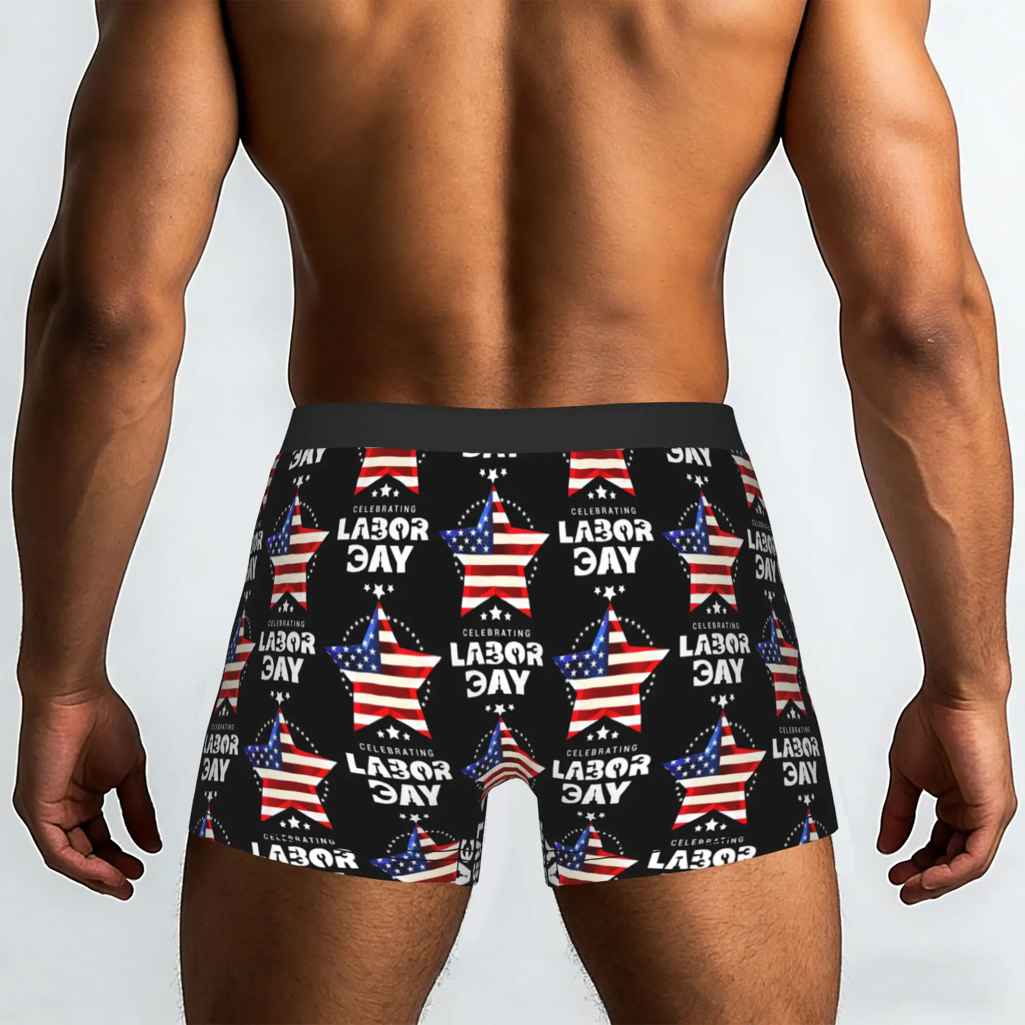 Labor Day Gift  Labor Movement Underpants Homme Panties Male Underwear Print Shorts Boxer Briefs