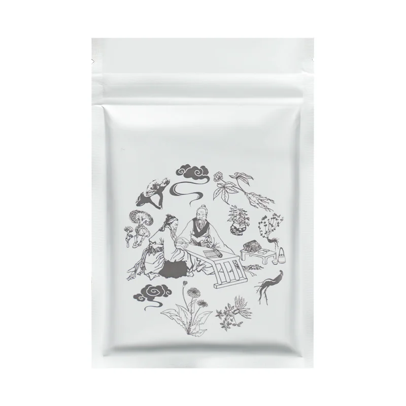 Custom. [% Repurchase Rate] Printing Traditional Medicine Powder Packaging Ziplock Bag Capsules Trial Packing Env