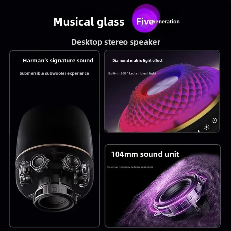 مكبر صوت عالي الجودة L-98 Audio LP90Pro إصدار محسن - مضخم صوت قوي لسطح المكتب مع صوت واضح كريستالي #3