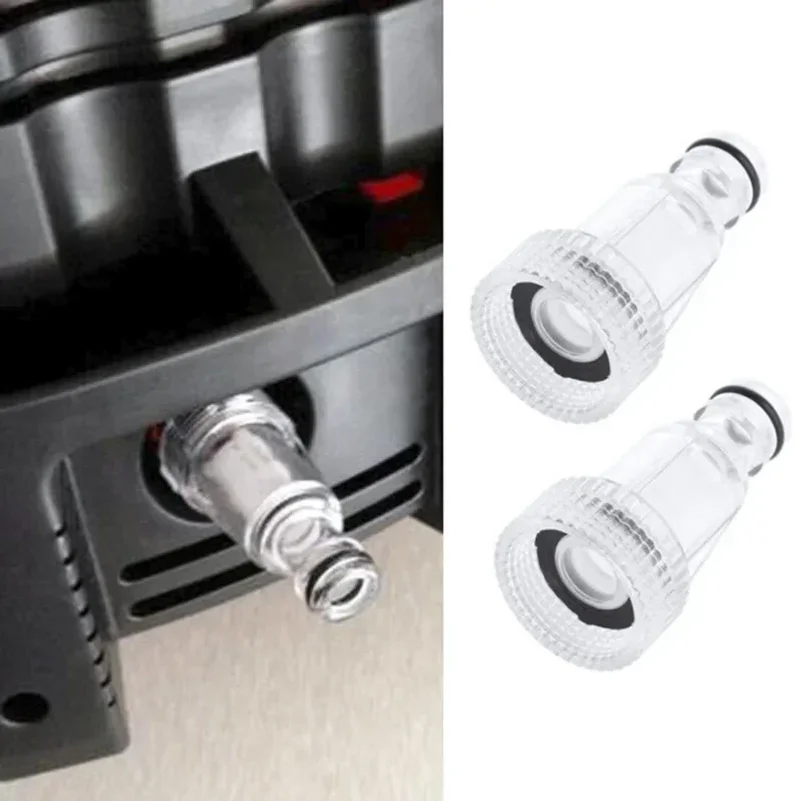 3/4" High Pressure Washer Water Filter Inlet Connector Replacement Tool Water Pump Inlet Hose Garden Hose for Garden Adapter view 2
