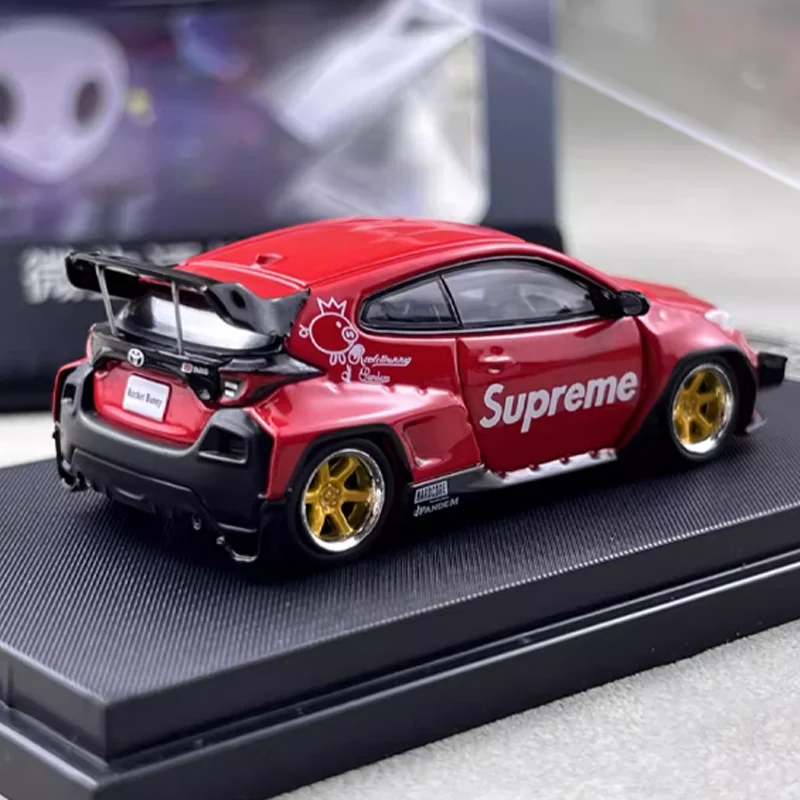 ET Model X Fuji 1/64 Toyota GR Yaris Pandem Legering Speelgoed Motorvoertuig Diecast Metaal Model Geschenken