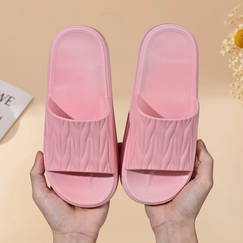 Simple Sandals For Women 2024 New Summer Indoor Home Leisure Bathroom Bath Non-slip Household Sandals For Women To Wear Outside