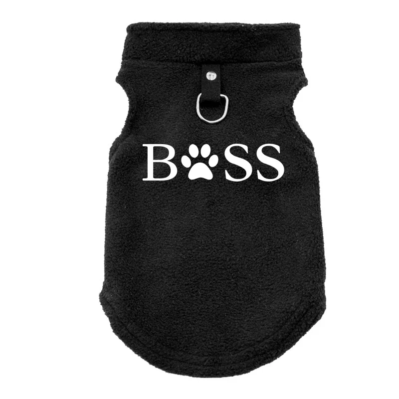 BSS Pet Dog Clothes Autumn Winter Coat Fleece Warm Sweater Vest For Small Chihuahua Bulldog Dogs Jackets Costumes Supplies