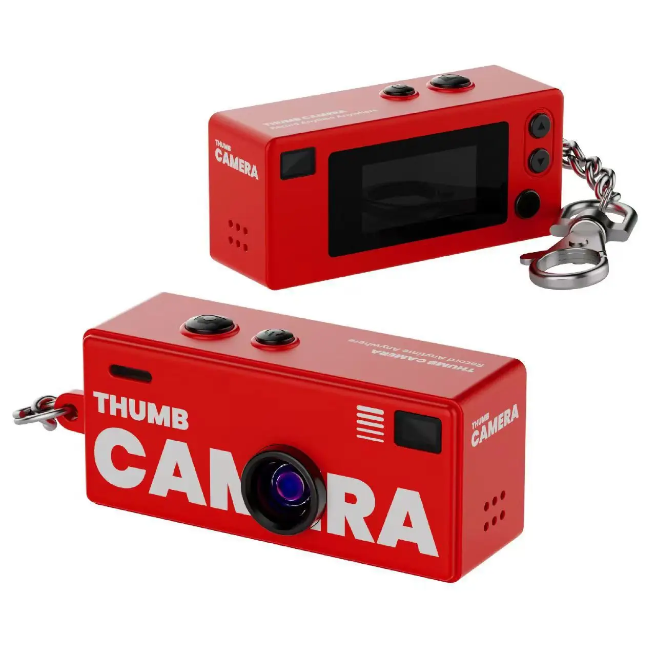 Neue Retro Mini Digitalkamera 1080P Schlüsselanhänger-Camcorder 0,96 Zoll Display Speicherkarten-Unterstützung mit Blitz