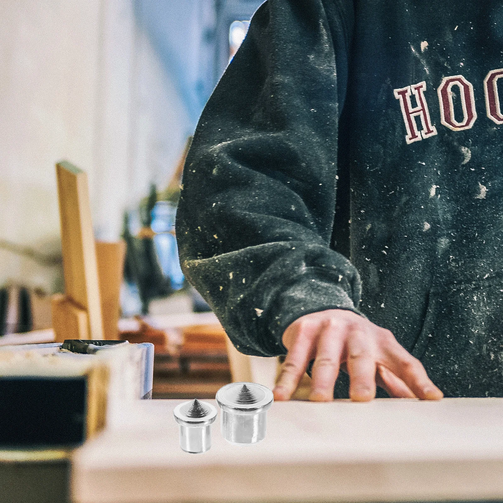 

1Set Woodworking Center Point Dowel Pin 6Mm 8Mm 10Mm 12Mm Steel Dowel Centers for Alignment Transfer Plugs Tenon Tools