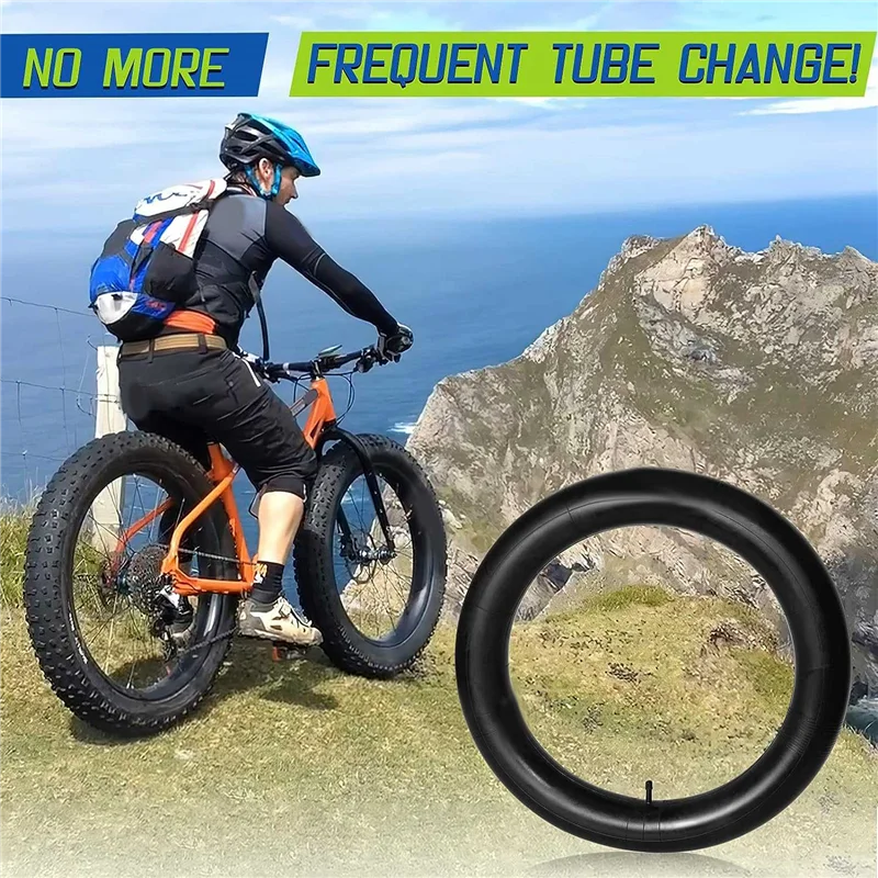 

Lo-ok 2 шт. в упаковке 20X4.0 Fat Bike Tube с клапаном AV 32 мм, велосипедные трубки с 2 рычагами для шин, для шоссейного/горного/электрического велосипеда