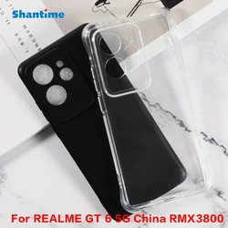 For OPPO Realme GT 6 5G China RMX3800 Gel Pudding Phone Protective Back Shell For Realme GT 6 5G China RMX3800 Soft TPU Case