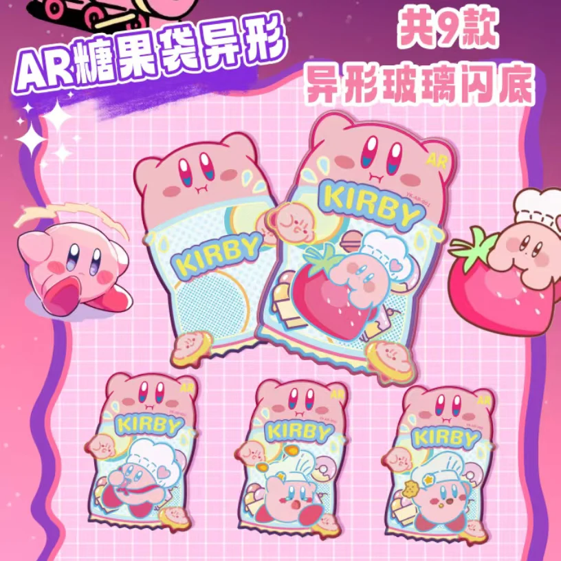 MIKA Kirby Cardskirby's Journey 애니메이션 컬렉션 카드 미스터리 박스 보드 게임 장난감 소년과 소녀를위한 생일 선물