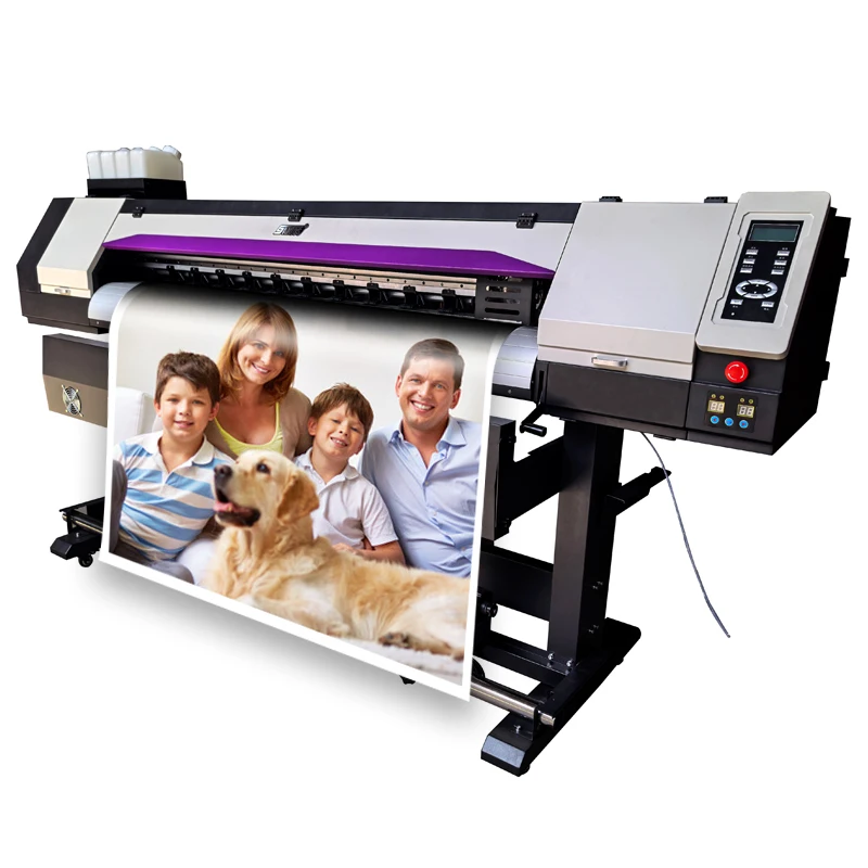 Advertising Industria1.6m multicolor flex banner outdoor indoor fabric printing machine eco solvent printer machine