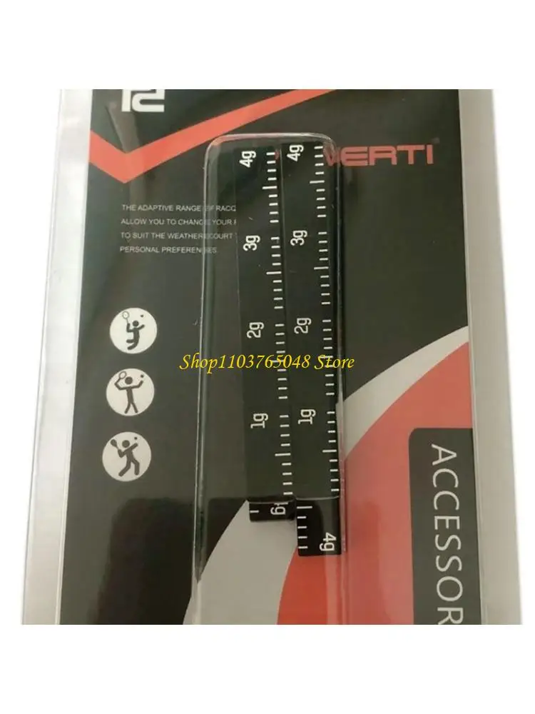 

R53E 1pc Tennis Tape Racquet Head Silicone Tapes Tennis Racket Weight Balance Strips Racquet balancers Balance Accessory