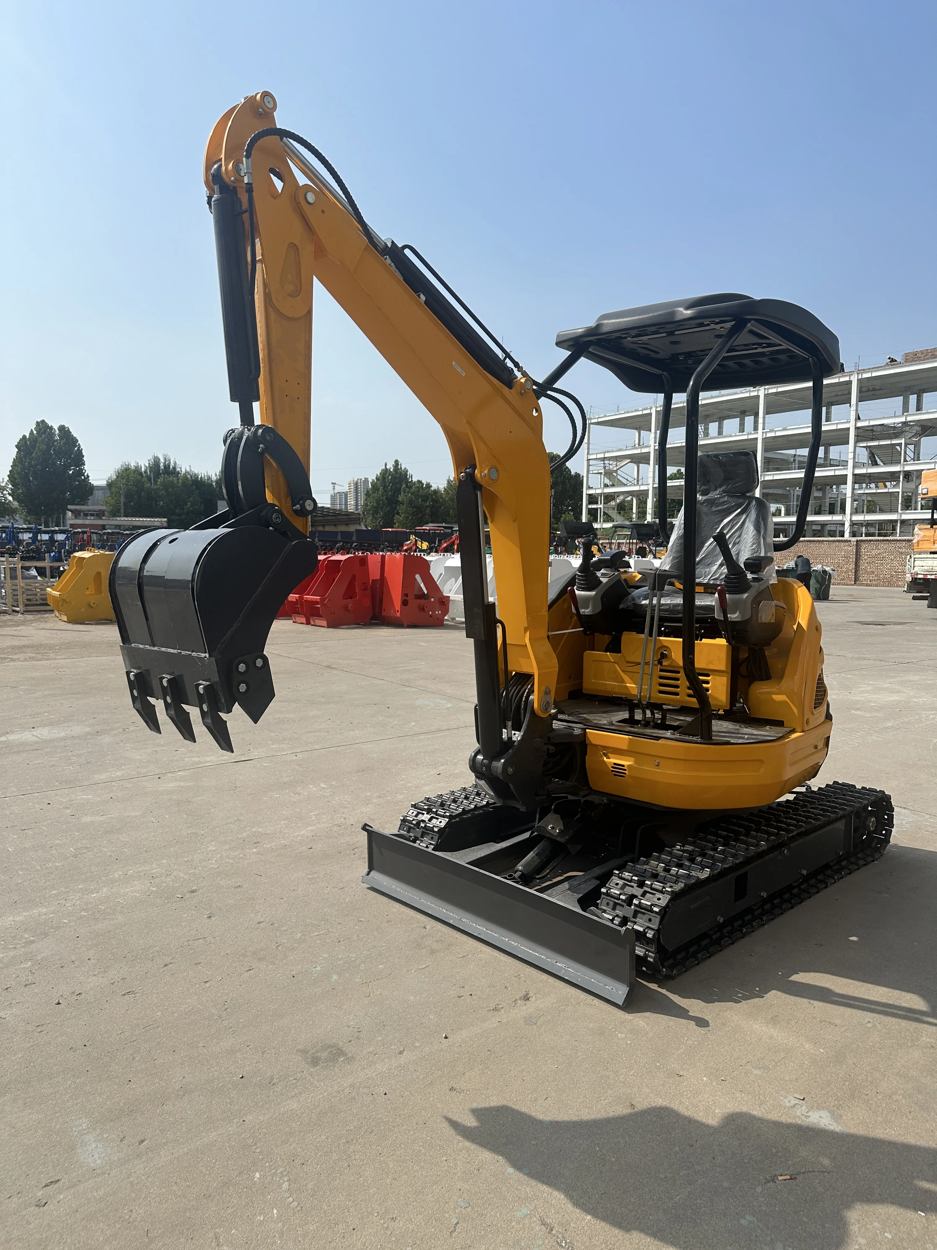 Koparka 2 tony 2,5 tony Chiny Mini Koparka Hydrauliczna Mini Bagger Darmowa Wysyłka Mikro Koparka Fabryka Kubota Mała Koparka