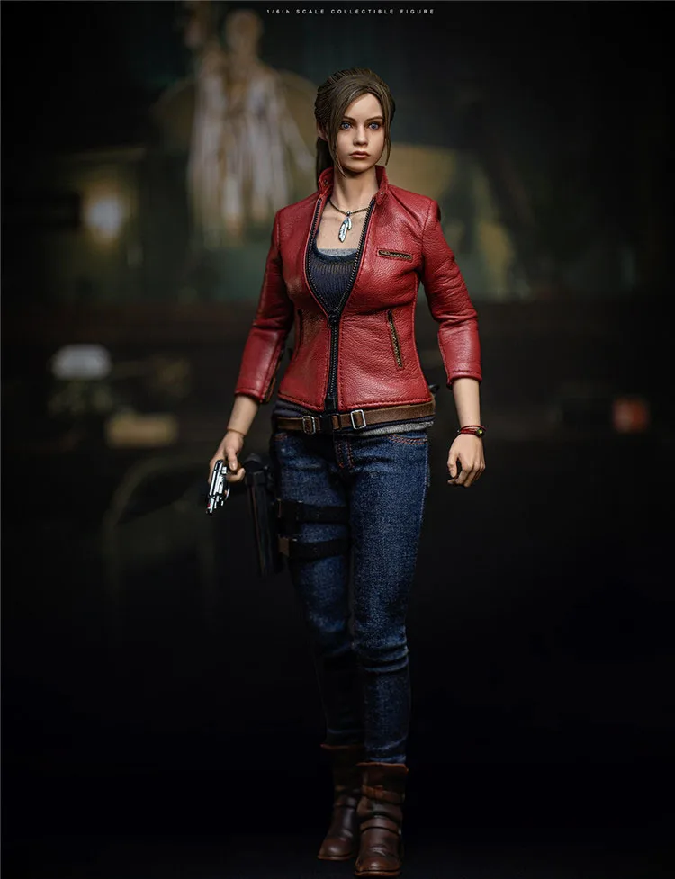 In Stock 1/6 Women Soldier Claire Redfield With Weapon Full Set 12\'\' Action Figure Body Best Collection NAUTS x DAMTOYS DMS031