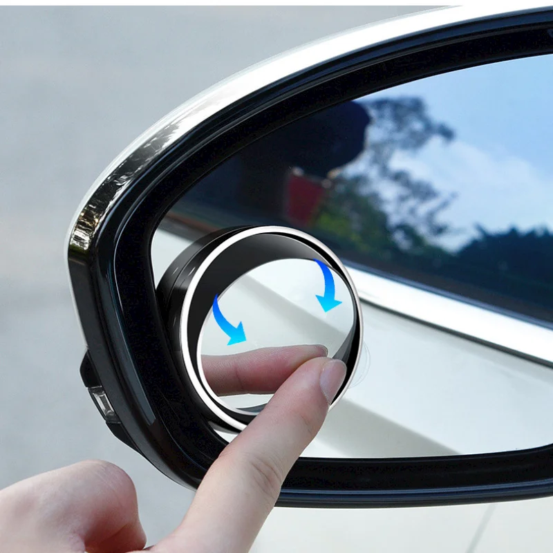 

Car Rearview Mirror Suction-cup Car With Small Round Mirror 360-degree Adjustable Large Field of View Auxiliary Wide-angle