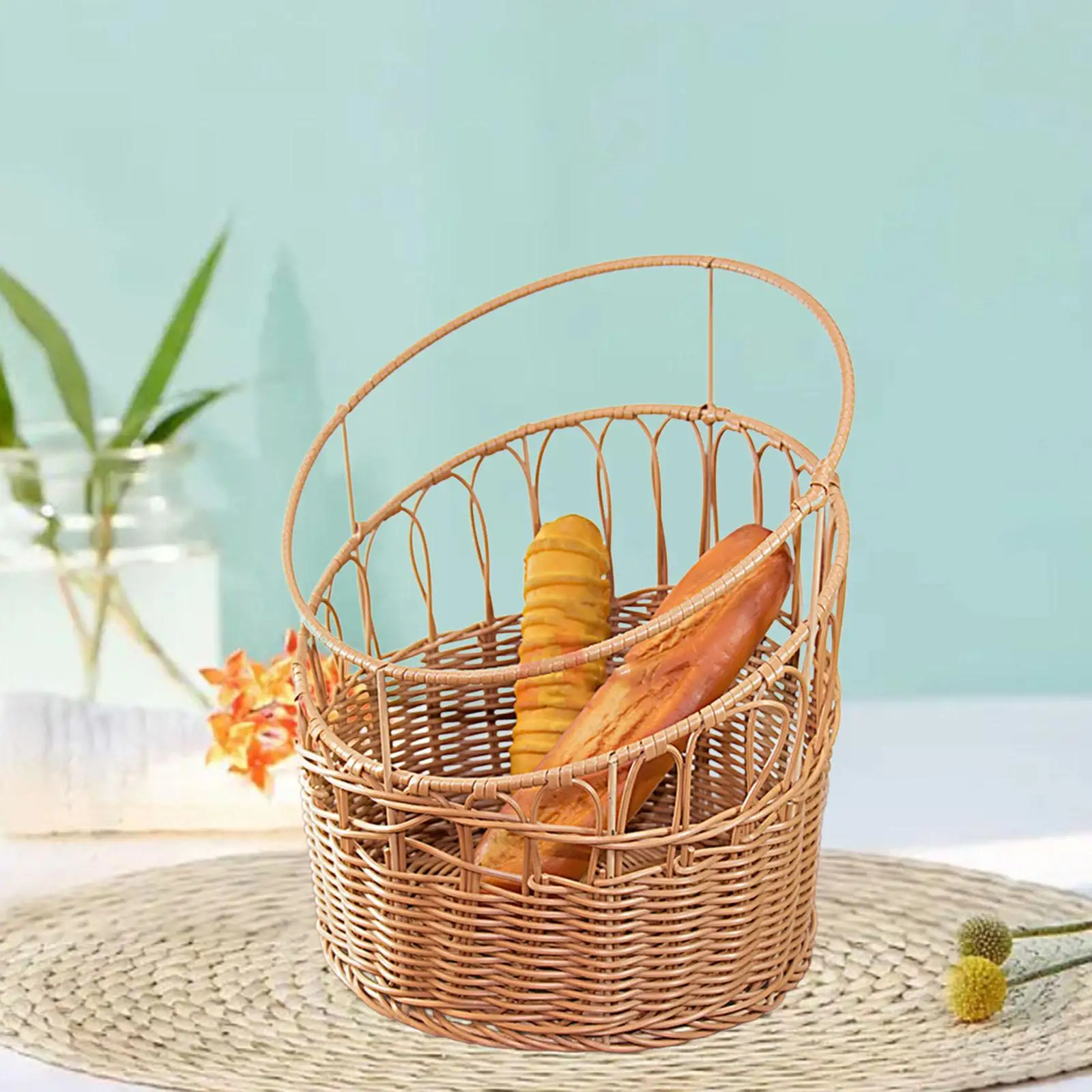 

Vegetable Fruit Basket Snacks Organizer Multi-scenario Portable Sundries