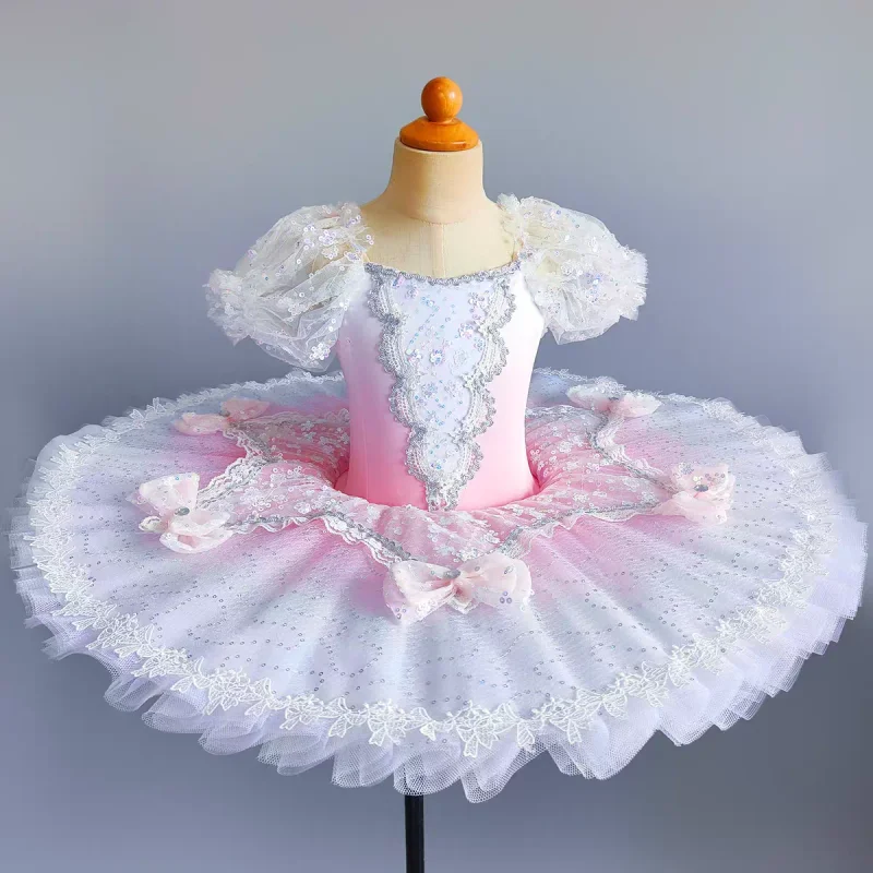 Klassieke professionele ballet tutu volwassen kinderen roze zwanenmeer pannenkoek tutu ballerina party dans kostuum ballet jurk meisjes vrouwen
