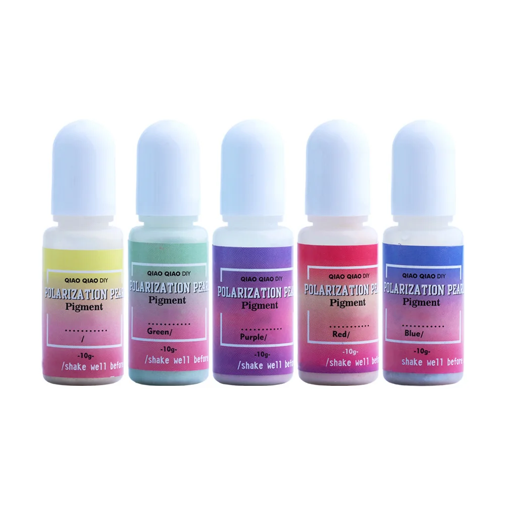 Starry Sky Epoxy Resin Pigments - 5 Colors Set. Perfect for DIY Jewelry Making & Resin Painting. Each Bottle 10ml / 0.34oz. view 2