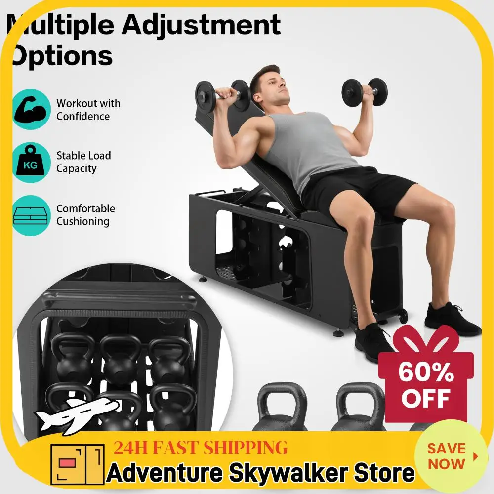 4 in 1 Foldable Adjustable Weight Bench for Fitness