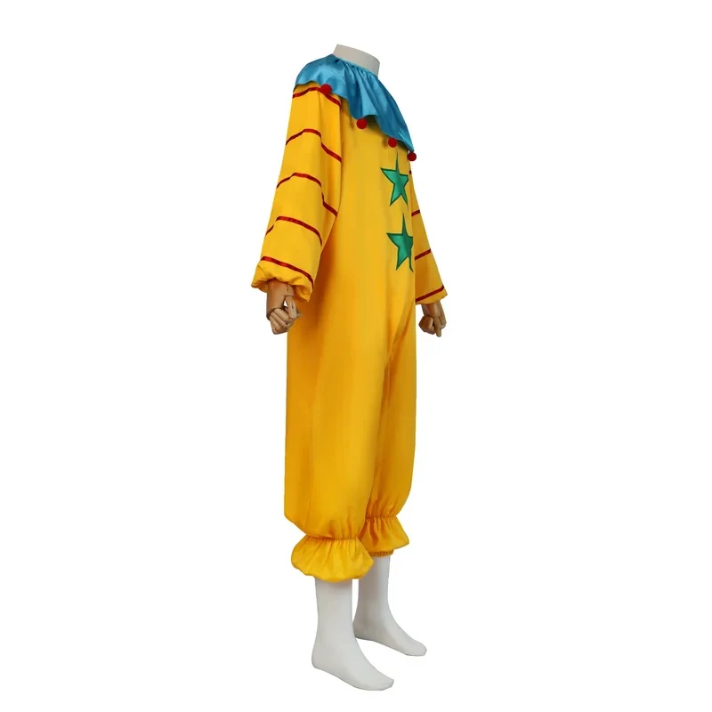 

Circus Clown Cosplay Costumes Yellow Uniform Anime Role Play Halloween Carnival Party Outfit For Mene;5'b\7/m'