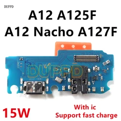 Charging Flex For Samsung Galaxy A12S SM-A127 A127F A12 SM-A125F USB Charge Port Jack Dock Connector Charging Board Flex Cable