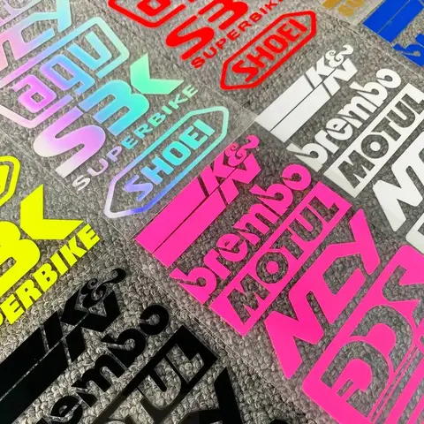 Motorcycle Stickers Waterproof Motorbike Racer Fuel Tank Helmet Fender Fairs Decoration Cover Scratches Vinyl Decals